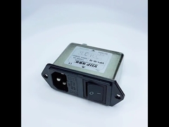 60 ~ 90dB IEC EMI Filter AC 250V 10A Металл низкого пропуска 150K-30MHZ