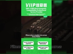 Металлический корпус Фильтры EMI постоянного тока для температурного диапазона от -40°C до 85°C