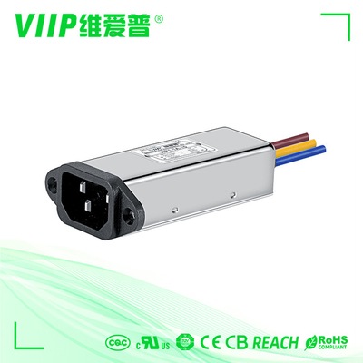 Купить гнездо фильтра EMI IEC линии электропередач Ac 3A 60Hz мужское с проводами 1500VDC online manufacture