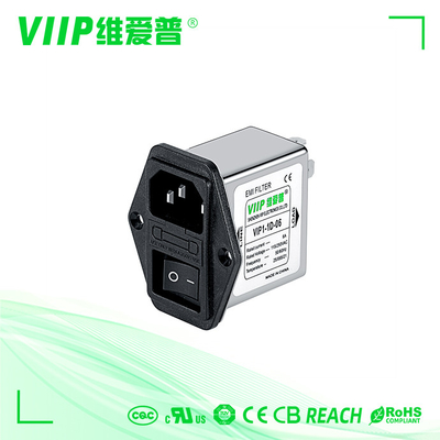 Купить фильтр Emi линии электропередач гнезда 94v-0 IEC320 для взрывателя испытательного оборудования одиночного online manufacture