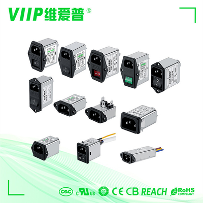 Купить Коммерчески встроенный фильтр EMI 10A IEC для оборудования измерения теста online manufacture