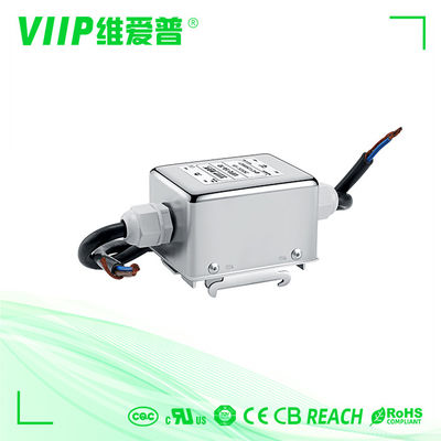 Купить Проточный EMI фильтр 30A 60VDC Фильтр шума линии электропередачи с металлическим корпусом для аттенуации 150Khz-30Mhz online manufacture