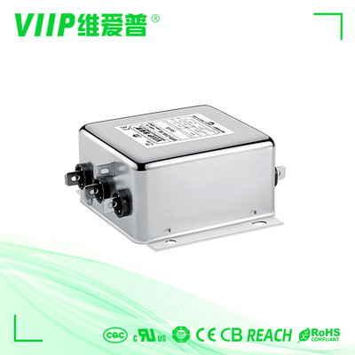 Оборудование 440VAC 10A трехфазный RFI ткани фильтрует UL 94V-0 CE ROHS