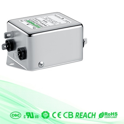 110V / низкочастотный блок фильтра EMI AC 250V терминальный для производительности электроники